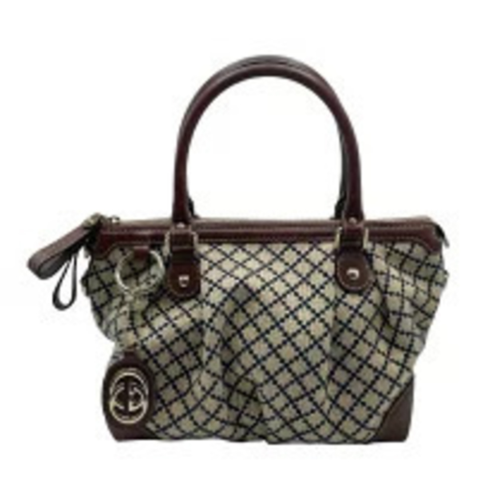 Gucci Diamante Sukey Tote Bag Canvas x Leather